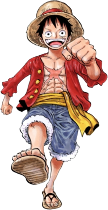 one piece luffy smiling